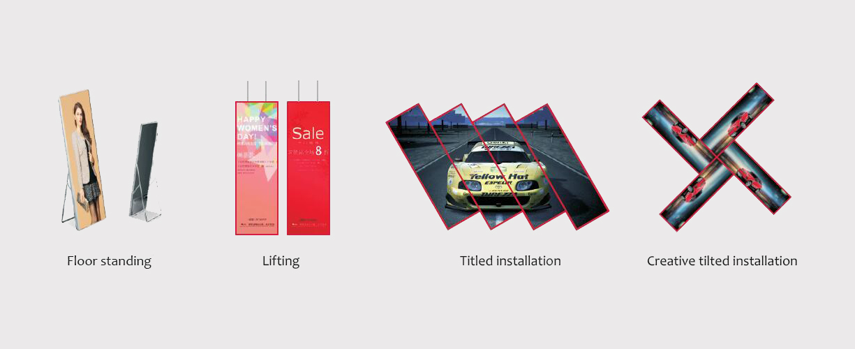 P2.5 Indoor HD Advertising LED Totem Display