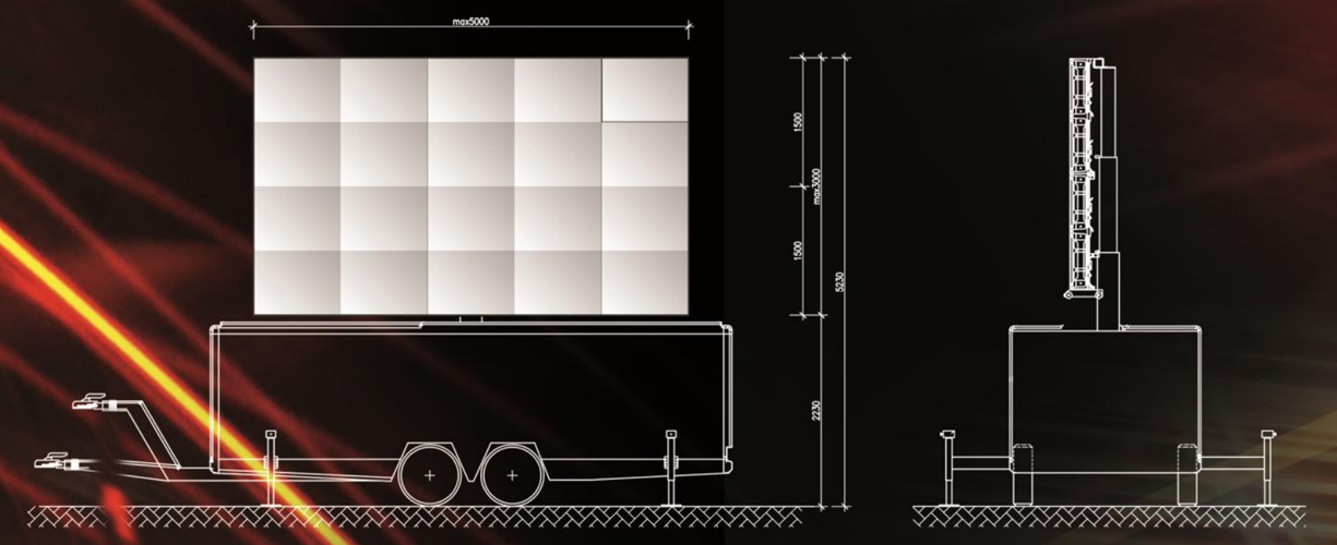 Full Color Outdoor Mobile Trailer LED Display