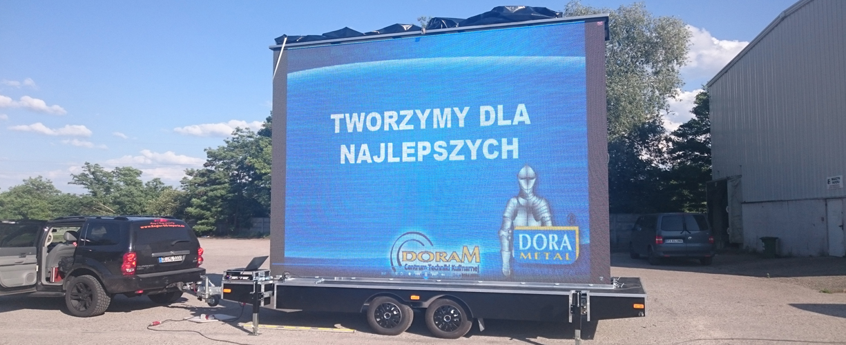 HD Outdoor Mobile Trailer LED Screen
