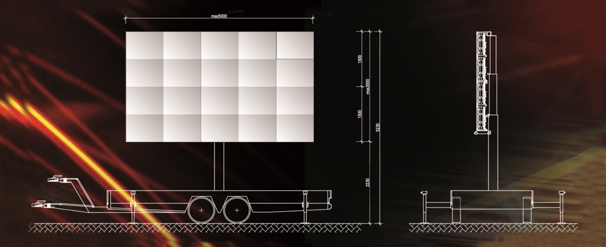 HD Outdoor Mobile Trailer LED Screen