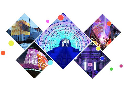 Customized Mesh Flexible LED Curtain Display
