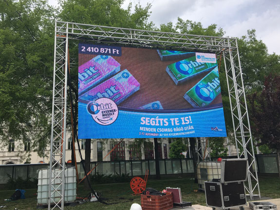 Show Cases of Rental LED Panel