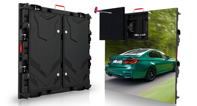 Front access LED screen