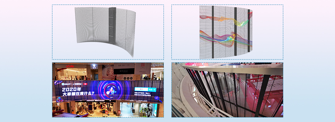 Transparent LED screen