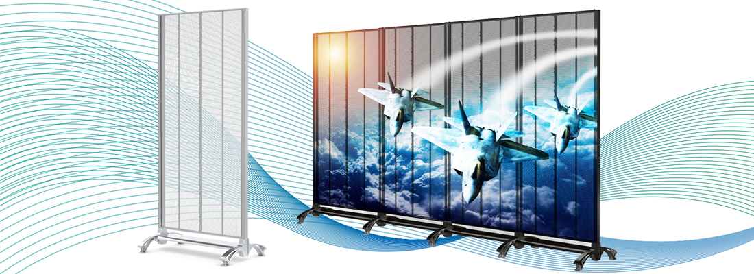 Transparent LED panel