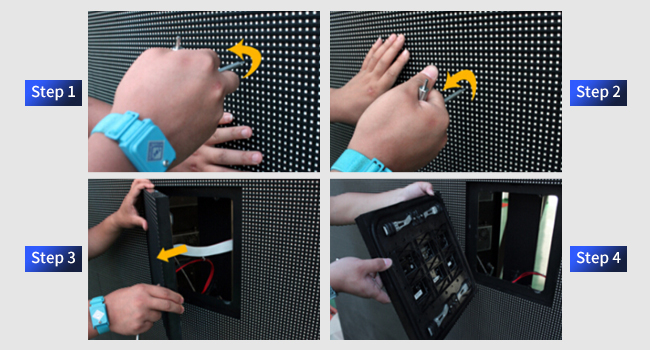 Stadium LED panel perimeter