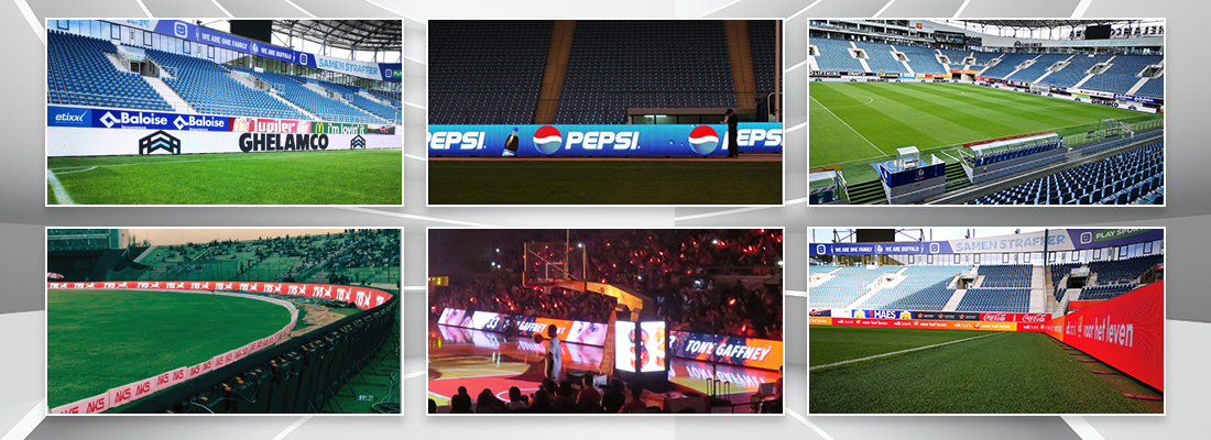 Football LED display for stadium use