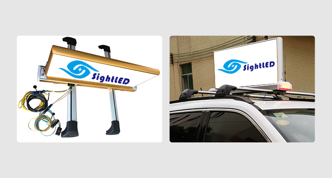 Outdoor full color Taxi LED screen