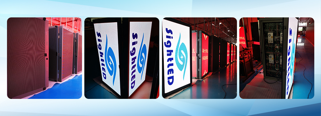 double face LED display, Outdoor Lamp-post LED display