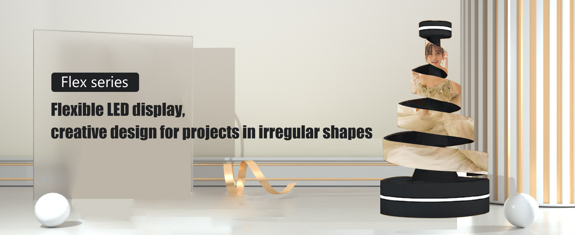 Flexible LED display