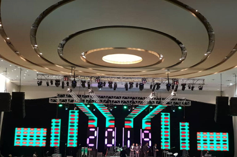 Écran LED P3 de 70 m² pour événements
